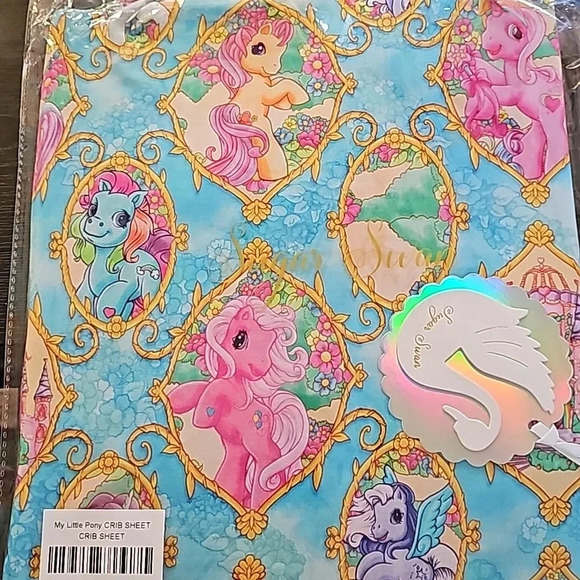 Nwt My Little Pony bamboo crib sheet - Picture 1 of 1